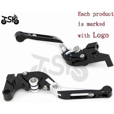 Levier de frein et d'embrayage pliable et extensible CNC avec logo, 20 couleurs, pour Kawasaki Z1000 SX Z1000SX Tourer 2017 (L) (1/5)