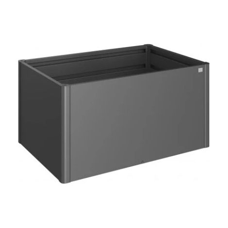 aiuola rialzata da esterno grigio scuro metallizzato, misura 1,5x1 - biohort (1/4)