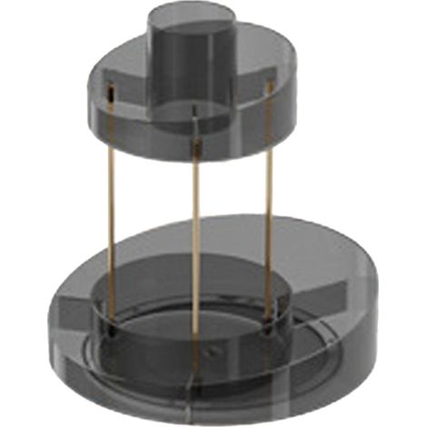 Organisateur maquillage rotatif 2 niveaux 360°, rangement comptoir salle bain pour cosmétiques et soins, support coiffeuse gain de place (1/4)