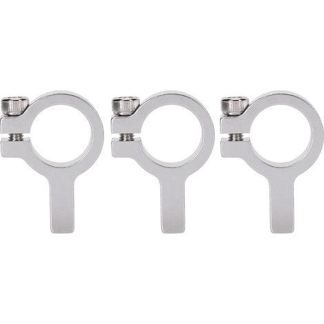 Kit de 3 brides de serrage en aluminium pour arbres M4, accessoires robotiques, fixation de montage (1/5)