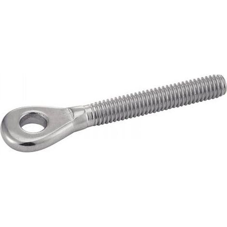 5 Embouts Filetés à Oeil Pas à Gauche 5 mm - Inox A4 - D-Work