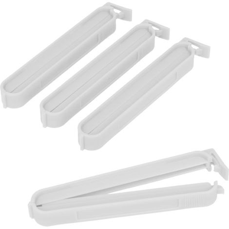 Set 4 clip chiudi sacchetto in plastica pp cm 10 - metaltex (1/2)