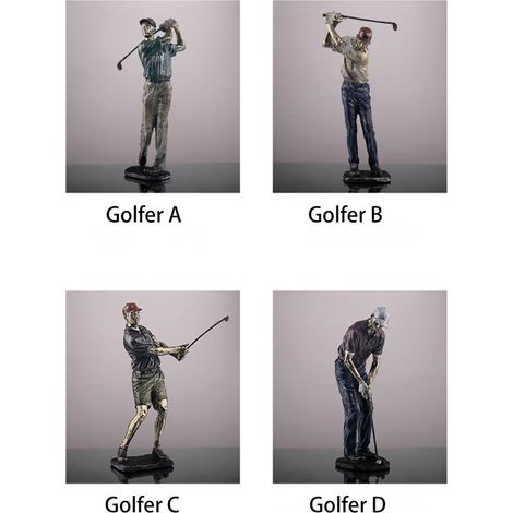 Figurine Sport Moderne - Statue Artistique en Résine Nordique pour la Décoration d'Intérieur Salon (1/5)