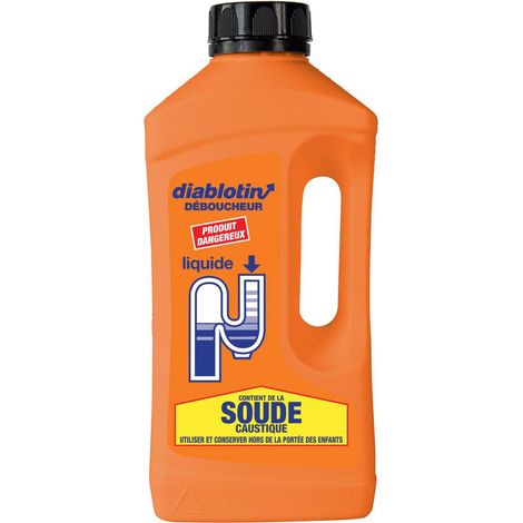 Déboucheur Soude  Flacon 1 Litre - Diablotin (1/3)