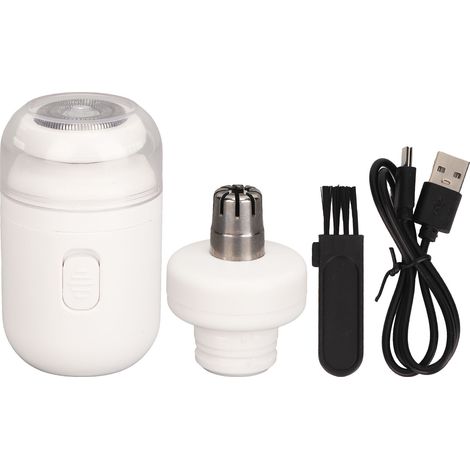 Mini rasoir électrique rechargeable USB multifonction pour homme, voyage d'affaires et déplacement, tondeuse compacte de sécurité (1/5)