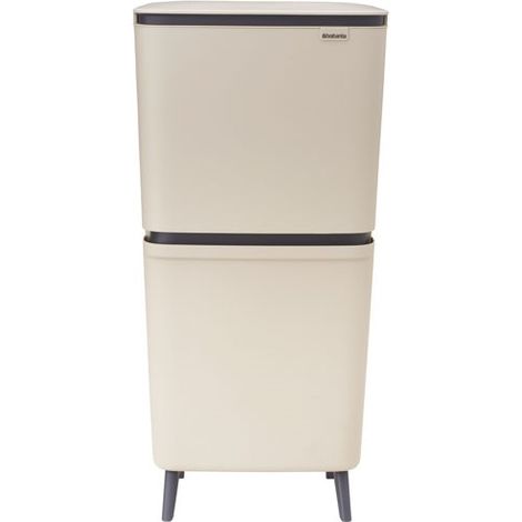 Poubelle Sortup Hi 25+10+10l Soft Beige - Brabantia International Bv (1/5)