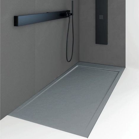 Plato de ducha resina QUORE antracita  80x100cm