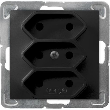 Enchufe ospel gp-3y/m/33 triple superficie IP20 16A