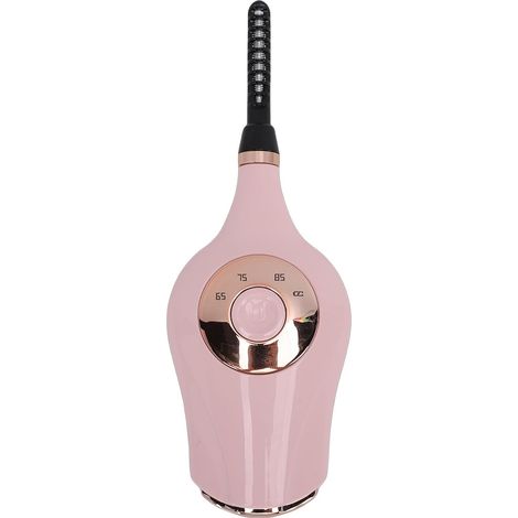 Recourbe-cils Chauffant électrique 3 en 1 Rechargeable avec Têtes Interchangeables pour Boucler, Volumiser, Séparer, Voyage, Usage Domestique, Rose (1/5)