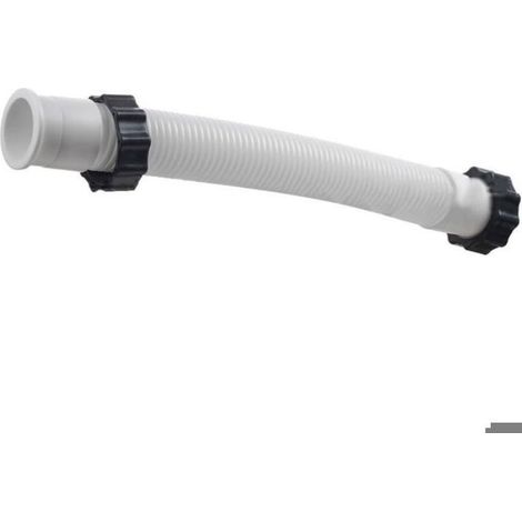 Tuyau Pompe Filtre Sable Piscine - 40,6 Cm - Raccord Écrou À Deux Extrémités - Polyéthylène Flexible - Pour Système Filtration Piscine (1/5)