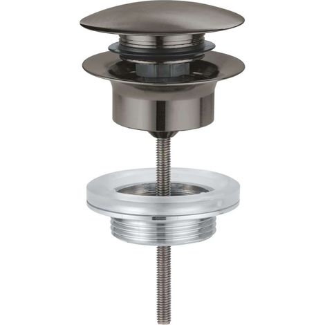Grohe - Ablaufgarnitur, Hard Graphite gebürstet 65807AL0 (1/9)