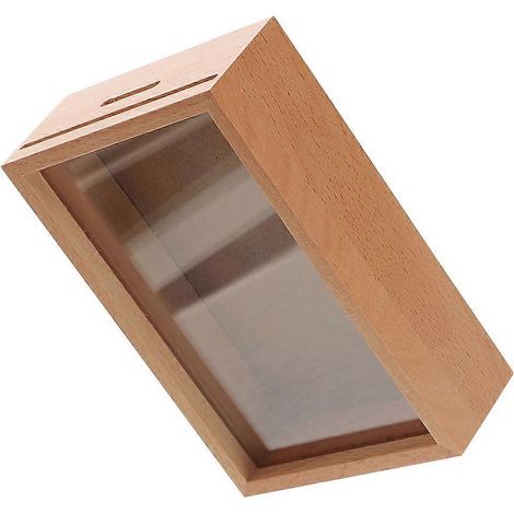 Tirelire/pot à monnaie/boîte à économies/pot à monnaie en bois multi-usages/décoration intérieure. (1/5)