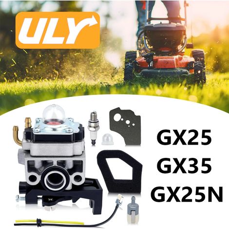 Carburateur GX35 remplaçant les références 16100-Z0Z-815 et 16100-Z0H-825 pour moteurs de débroussailleuse 4 temps Honda GX25, GX25N, GX25NT, HHT35, FG110 et FG110K1 (1/5)