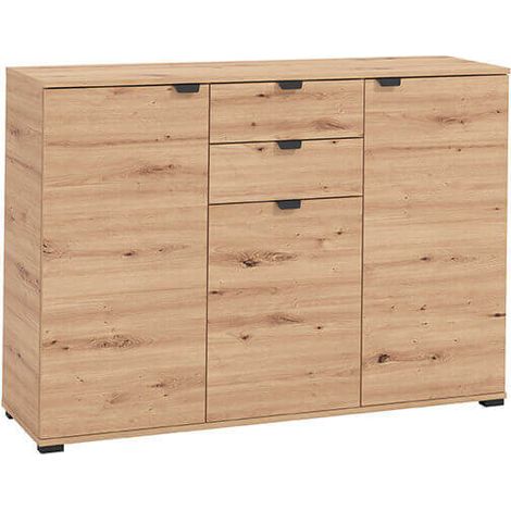 ONE - credenza moderna con 3 ante e 2 cassetti (1/5)