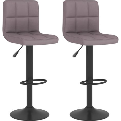 Maison Exclusive - Barhocker 2 Stk. Taupe Stoff