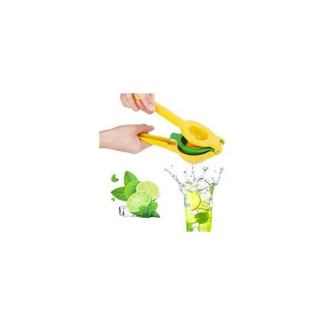 Presse agrume métallique 2-en-1 citron et lime-Presse-agrumes manuel pour citron orange, citron vert, agrumes, extraction sûre, plus rapide et efficace des fruits, extraction efficace du jus (1/5)
