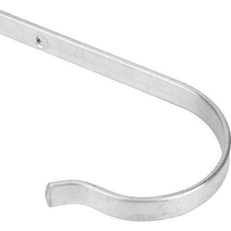 4-teiliges Aluminium-Wandhaken-Set für Bad und Pool: 4 stabile Aluminiumhaken (21,5 cm) zur Aufbewahrung von Jacken und Handtüchern (1/5)