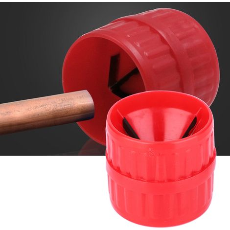 Outil d'ébavurage pour alésage intérieur et extérieur de tuyaux en cuivre/aluminium/laiton de 5 à 38 mm (3/16 à 1-1/2 pouces). (1/5)