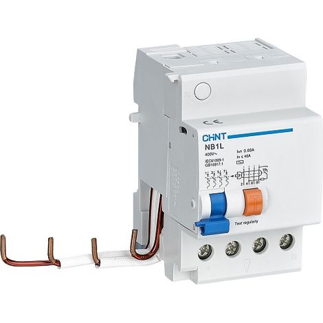 BLOCCO DIFFERENZIALE ACCOPPIABILE 4P 50/63A 300mA TIPOA CHINT 51948
