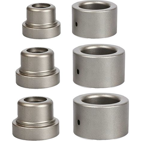 Nasadka Para Soldadura De Tubos De Polipropileno - Circular De Teflón - Diámetros 20 25 32 Mm - 3 Juegos (1/5)