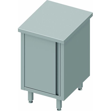 Table Armoire Inox - 1 Porte - Profondeur 600 - Stalgast