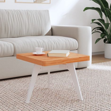 Dessus de table 50x50x4 cm carré bois massif de hêtre