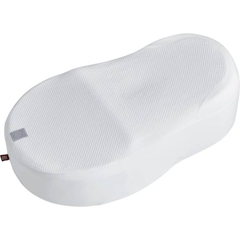 Drap housse Cocoonababy - BEABA - Fleur de coton - Blanc (1/2)