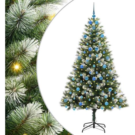 Albero di Natale artificiale con rami snodati e neve imbiancata vidaXL (1/5)