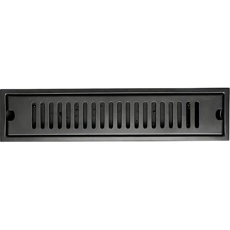Bonde de sol rectangulaire à grand débit en acier inoxydable avec (1/5)