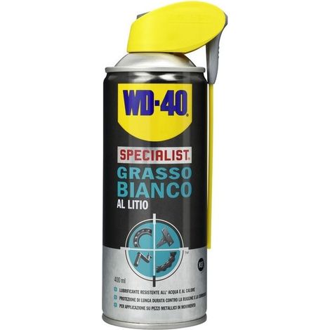 Lubrifiant wd-40 white lithium grease résistant eau haute charge