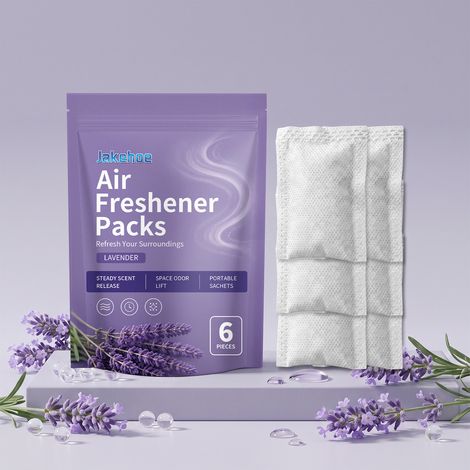 Duftsäckchen mit Lufterfrischer, geeignet für Kleiderschränke und Autos, langanhaltende Geruchsbeseitigung, mehrfarbige, natürliche Deodorant-Säckchen – 6 Stück -- DTEKGAZ (1/5)