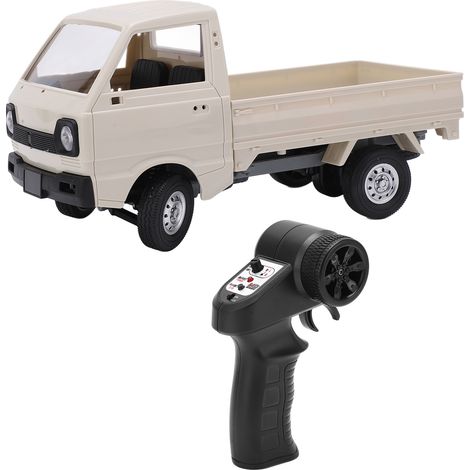 Mini camion réaliste 1/16 D12Mini avec télécommande sans fil 2,4 GHz et boîte en carton (1/5)