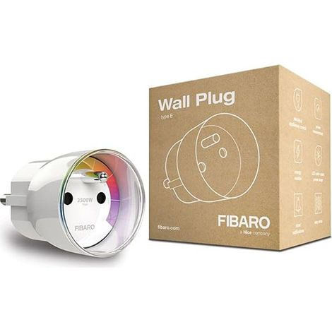 Fibaro FIBEFGWPF-102-5 adaptateur de prise d'alimentation Type F Blanc (1/9)