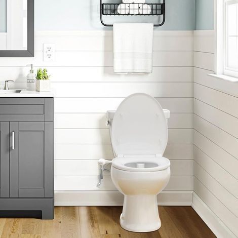Bidet-WC-Bidet, nicht elektrisch, mit Doppeldüse, Standardgröße 3/8", Frankreich, Komplettset (1/4)