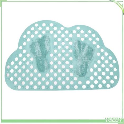 Tapis de douche - FAFEICY - 50 x 80 cm - Antidérapant - Ventouses puissantes - Caoutchouc massant (1/4)