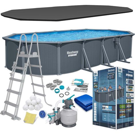 Bestway 561CW-8 Set piscina fuori terra Hydrium da 732x366x132 cm (1/5)