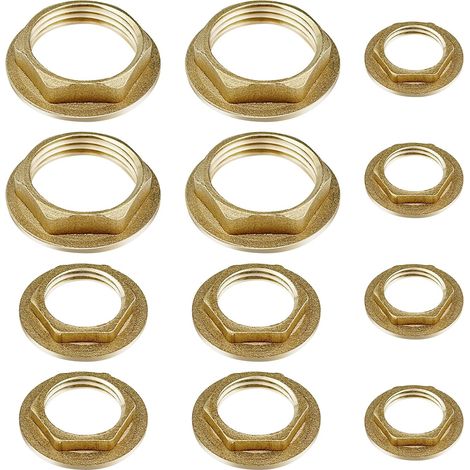 Écrou Blocage avec Bride, 1 pouce, 3/4 pouce, 1/2 pouce, 12 Pcs (1/5)