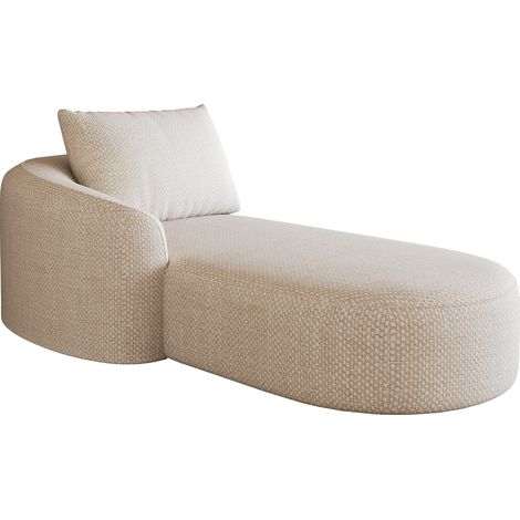 GagaY168-L-SLEEPER-WHITE Canapé-lit gauche blanc (1/5)