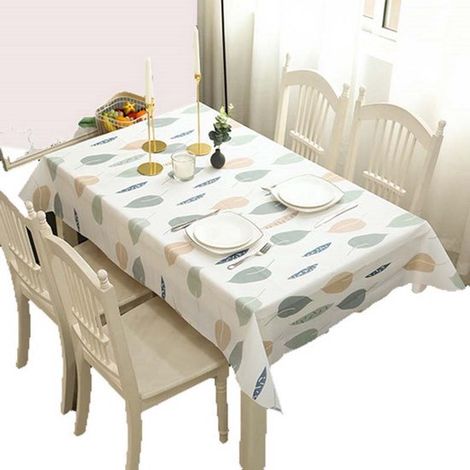 Mantel, Impermeable, resistente al aceite y a las manchas, Mantel de PVC, Reutilizable, Aislante térmico resistente calor, Lavable, 137 x 152 cm (1/5)