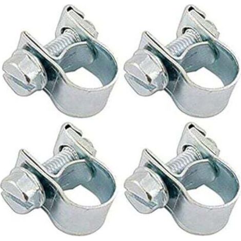 Collier Durite Essence à Visser pour Tondeuse Motoculture Mobylette Moto 6-8mm (1/4)