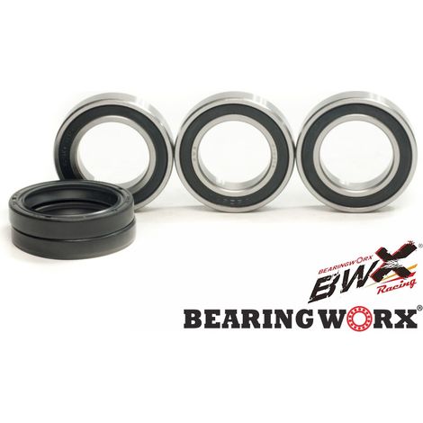 Rodamientos de rueda trasera Bearing Worx con sellos traseros para Kawasaki, KTM, Suzuki, Yamaha (25-1406=25-1591)=WBK90016=WBK60013=WBK70014 (1/3)