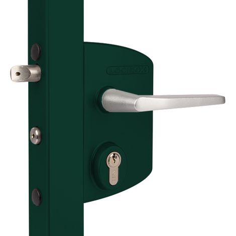 Serrure pour portail battant LOCINOX vert 40 à 60 mm LOCINOX LAKQ4040U2L6005VSZM