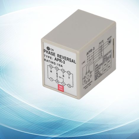 Protecteur de séquence de phases CKCTELAY APR-3 pour moteurs - Empêche la perte de phase et l'inversion de tension 380 V (1/5)
