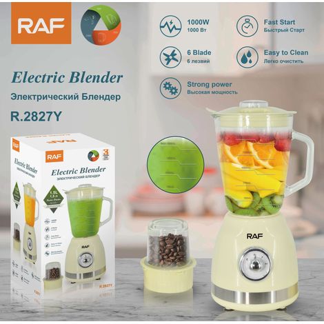 (Blanc) Robot culinaire portable domestique aux normes européennes - Extracteur de jus de fruits et légumes multifonctionnel entièrement automatique - Machine à lait de soja (1/4)