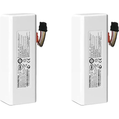 Batterie d'aspirateur robot, 12800mAh, compatible avec les appareils intelligents génériques, 12800mAh-2 PCS (1/2)