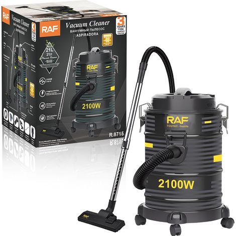 Aspirateur de chantier 21L 2800W – Aspirateur eau et poussière Advanced – Fonction soufflerie – Acier inoxydable – Pour chantiers humides (1/4)