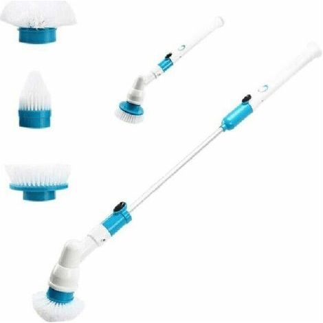 – Brosse de nettoyage électrique à 360° – Tête spéciale pour salissures tenaces – Matériaux : ABS, PP, aluminium, caoutchouc – Poids 1,2 kg (1/5)