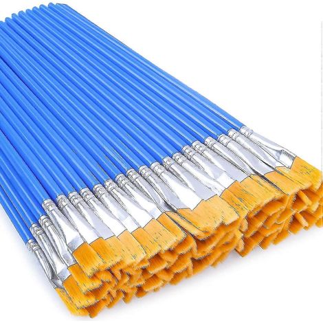 Lot de 50 pinceaux, petits pinceaux pour peinture de précision (1/4)