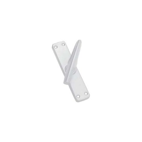 MARTELLINA ALU IN ALLUMINIO ARGENTO- - movimento martellina quadro mm.7 - 2 pezzi