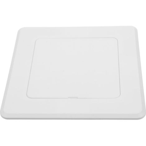 Panneau D'Accès Autocollant 7.87 X 7.87 Po Trappe De Visite En Abs Blanc Pour Cloison Sèche Cache-Trou Mural Pour Inspection Plomberie Et Électricité Pose Sans Outil (1/5)